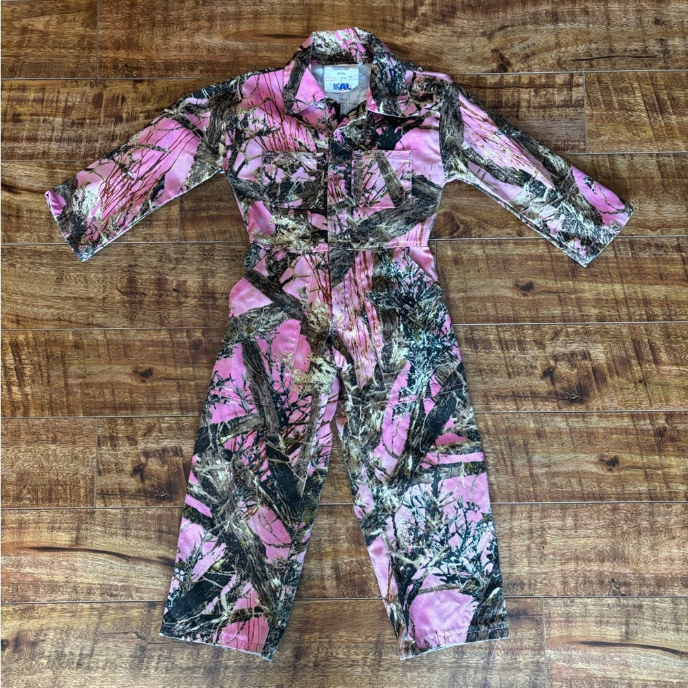 Pink Camouflage Coveralls
